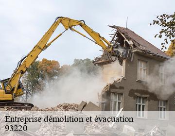 Entreprise démolition et évacuation gagny-93220 ADH Batiment recyclage