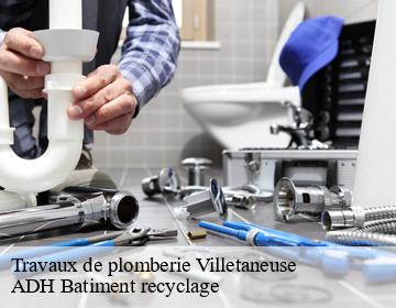 Travaux de plomberie villetaneuse-93430 ADH Batiment recyclage
