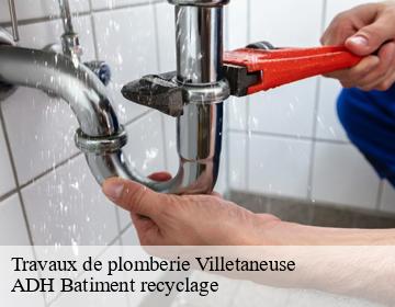 Travaux de plomberie villetaneuse-93430 ADH Batiment recyclage